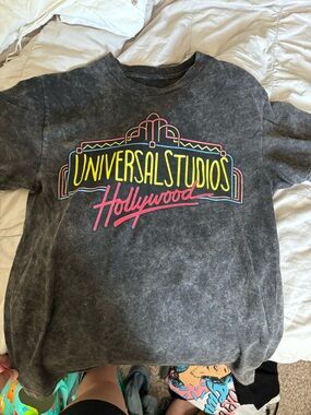 Universal Studios Hollywood Black Graphic Tee - Women
